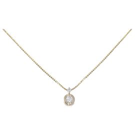 Autre Marque Collier en diamant Au750 Doré
