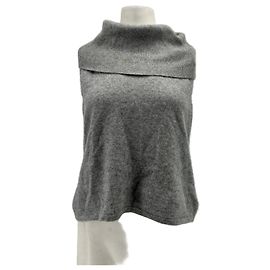 Autre Marque Pull sans manches gris Grey
