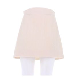 Miu Miu White Wool Skirt Size 42 White