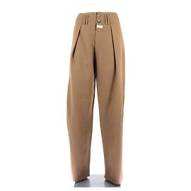 Etro Brown Wool Pants Size 38 Brown