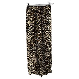 Autre Marque Leopardenmuster Hose Braun Polyester Braun