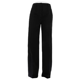 Prada Pantaloni in cotone neri Nero