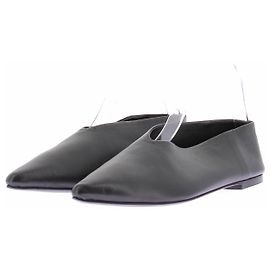 Autre Marque Sapatilhas pretas de couro Preto
