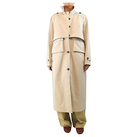 Stella Mc Cartney Leichter Trenchcoat in Pebble Grey - Größe UK 10 Grau