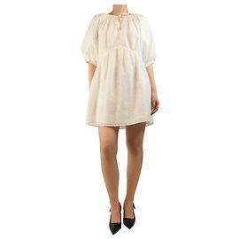 Frame Denim Robe en broderie anglaise blanche - taille M Blanc