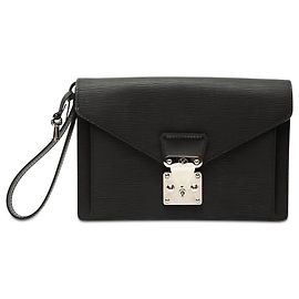 Louis Vuitton Pochette Sellier Dragonne en Epi noir Noir
