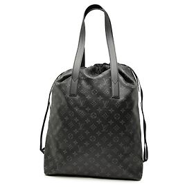 Louis Vuitton Black Monogram Eclipse Cabas Light Schwarz