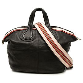 Borsa Nightingale in pelle nera piccola Givenchy Nero