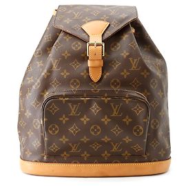 Louis Vuitton Monogram Montsouris GM Backpack Brown