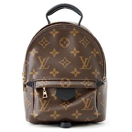 Louis Vuitton Monogram Palm Springs Backpack MINI Black