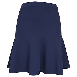 Michael Kors Mini Skirt in Blue Wool Blue Navy blue