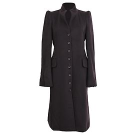 Céline Einreihiger Wollmantel in Schwarz von Celine Schwarz