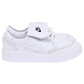 Baskets Nike Kwondo 1 en cuir blanc Blanc Écru