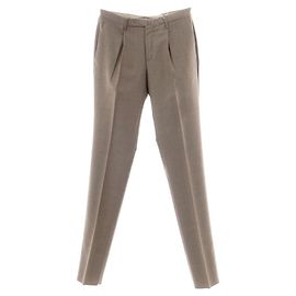 Autre Marque Incotex 31 Anzughose aus Super100's Wolle Beige