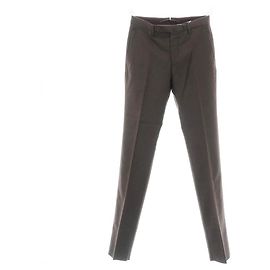 Autre Marque Incotex Anzughose aus Super 100's Wolle Bronze