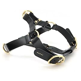 Gucci Leather Pet Harness Black