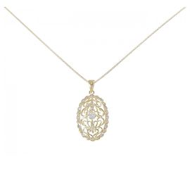 Autre Marque Collier en diamant Au750 Doré