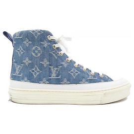 Baskets Stella Line Louis Vuitton Bleu