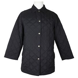 Salvatore Ferragamo Polyester Nylon Coat Black