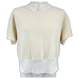 Cárdigan de algodón Marni Beige Amarillo
