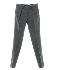 Autre Marque Incotex Anzughose aus Super 100's Wolle Grau