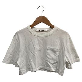 T-shirt corta Alexander Wang Bianco