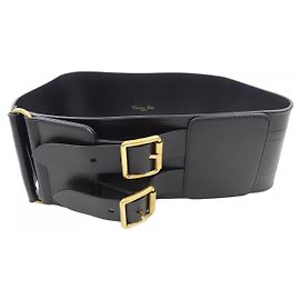 Christian Dior Gürtel Schwarz