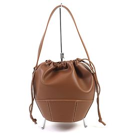 Autre Marque Bolsa de ombro em couro GEM da VASIC Marrom Bronze