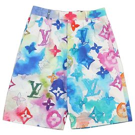 Pantaloncini in cotone Monogram Louis Vuitton Multicolore