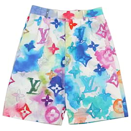 Short de algodão Monogram Louis Vuitton Multicor