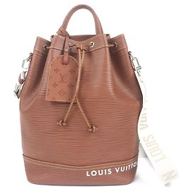 Bolsa de ombro 2way Louis Vuitton Maxi Noe Epi Marrom