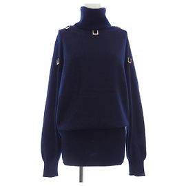 Robe en cachemire Louis Vuitton Bleu Bleu Marine