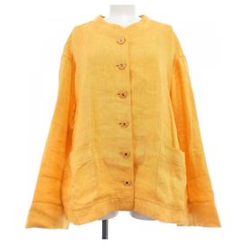 Chanel Collarless Jacket Orange