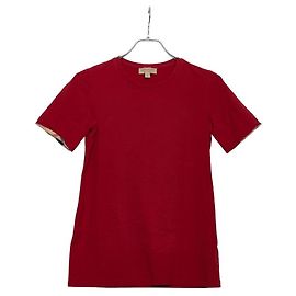 Camiseta de algodón Burberry Roja