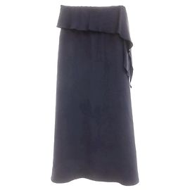 Autre Marque Saia longa de acetato Loeff Azul