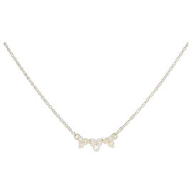 Autre Marque Collier en diamant Au750 Doré