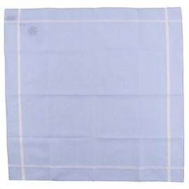 Hermès Set de 2 pañuelos de algodón Jacquard H Hermes Gris