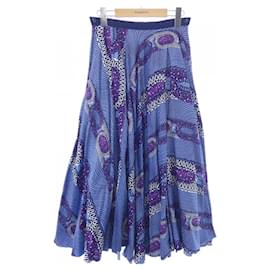 Autre Marque Schubladenrock Blau Lila