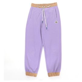 Calças de moletom de algodão Moncler Roxo