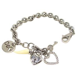 Dolce & Gabbana Bracciale Charms I Love D&G Argento