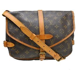 Louis Vuitton Saumur Monogram Canvas 30 Marrone
