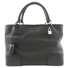 Sac à main Loewe Amazona Fusta Small Noir