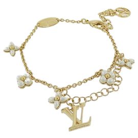 Bracciale Charm Louis Vuitton LV Floragram D'oro