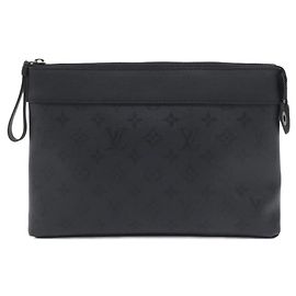 Louis Vuitton Monogram Midnight Pochette Voyage Souple Noir