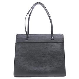Bolsa de Ombro Louis Vuitton Epi Croisette PM Preto