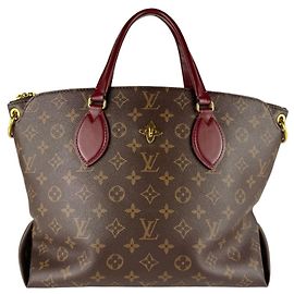 Borsa a Spalla Louis Vuitton Monogram Marrone Bordò