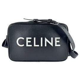 Céline Borsa Messenger Celine in pelle nera Nero