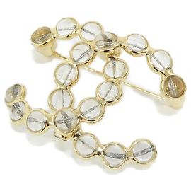 Spilla Chanel Clear e Gold D'oro Altro