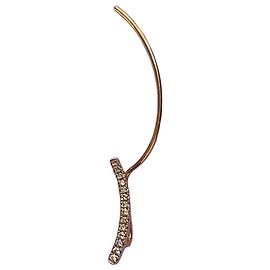 Autre Marque Maria Black 14K Yellow Gold Diamond Single Earring Golden