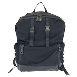 Fendi Zucca Black Nylon Leather Backpack Black